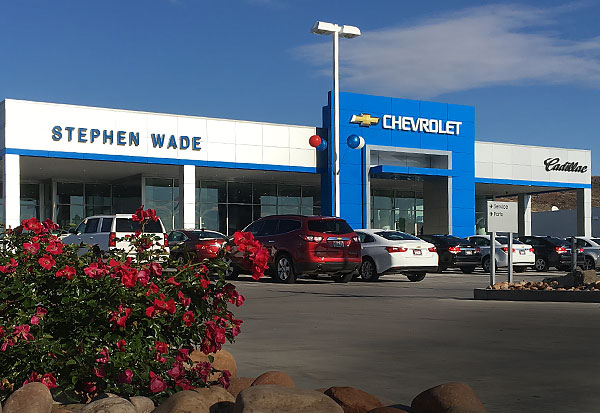 Stephen Wade Chevrolet Cadillac Lot Photo